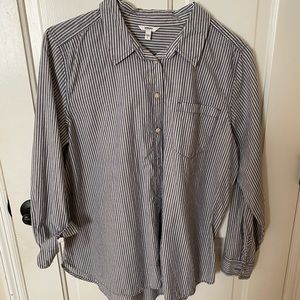 Sonoma Striped Button Down